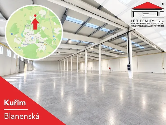 Pronájem skladu 864 m²