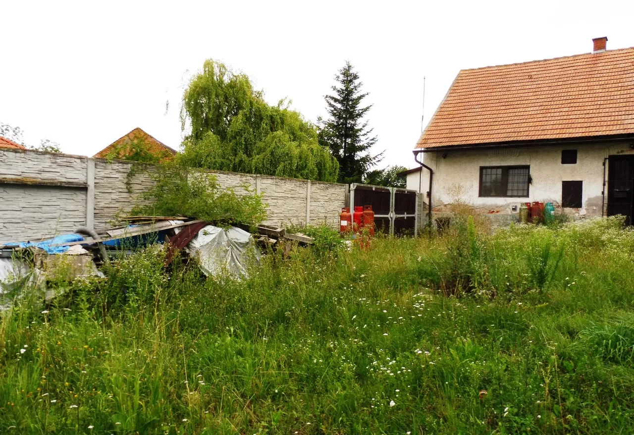 dům - pohled z pozemku, dvora