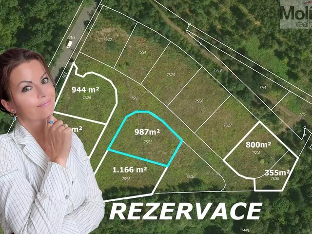 Prodej stavebního pozemku 987 m²