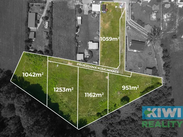 Prodej stavebního pozemku 951 m²